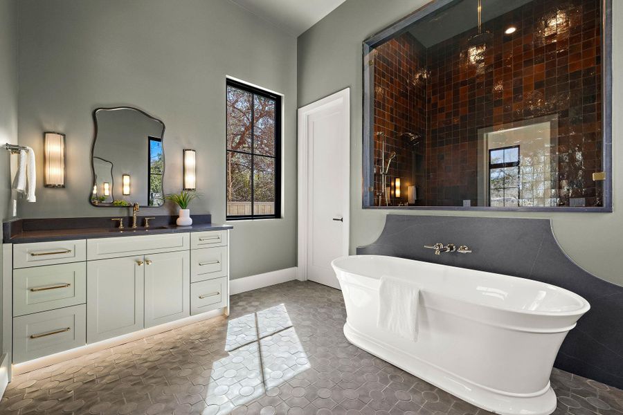 Furnished interior view inside a new home in , Austin (Image 15).