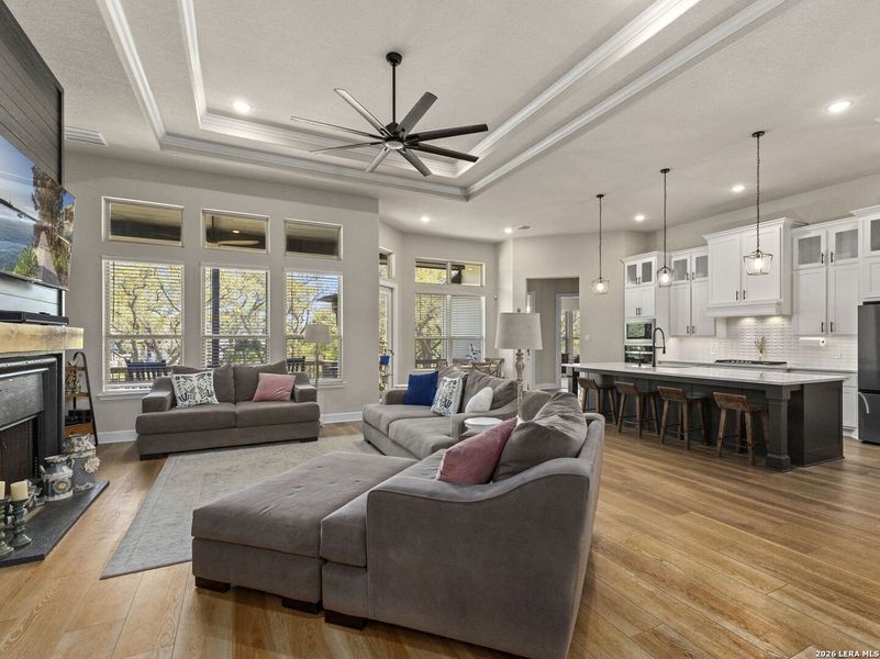 Furnished interior view inside a new home in Potranco Acres, Castroville (Image 37).