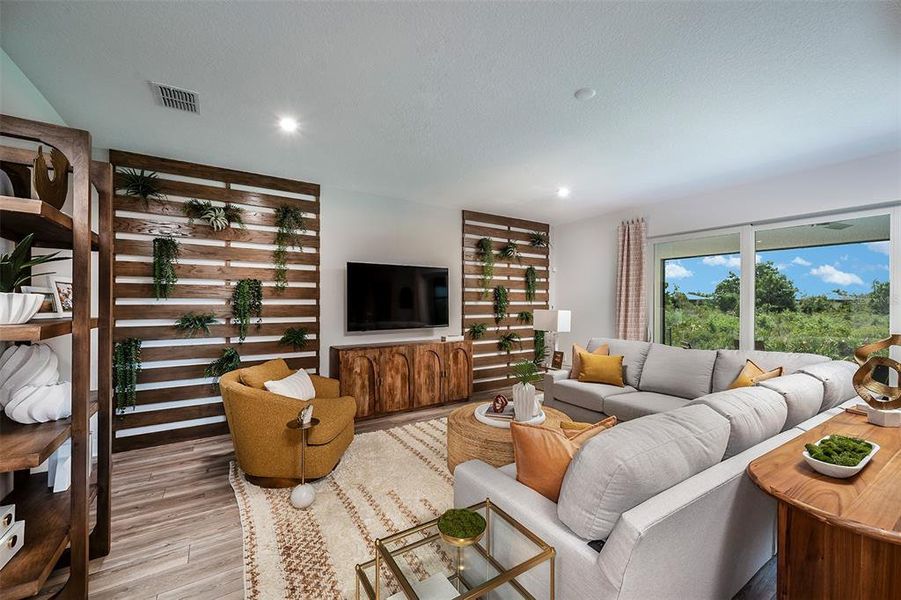 Furnished interior view inside a new home in Wellen Park, Venice (Image 35).