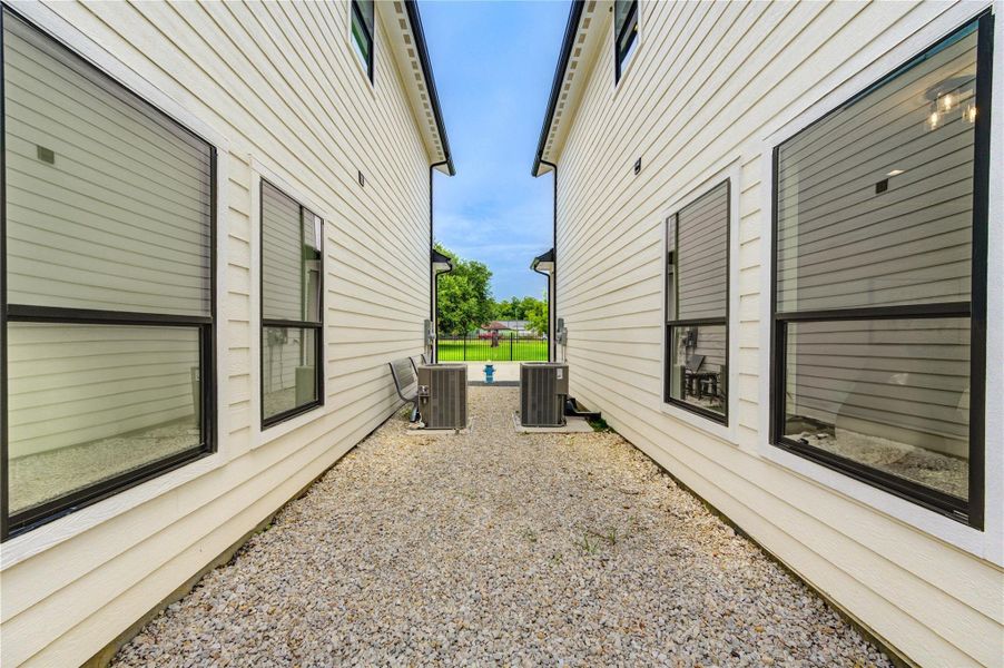 Exterior details and patio area of a home in , Houston (Image 3). Exterior details and patio area of a home in , Houston (Image 3).
