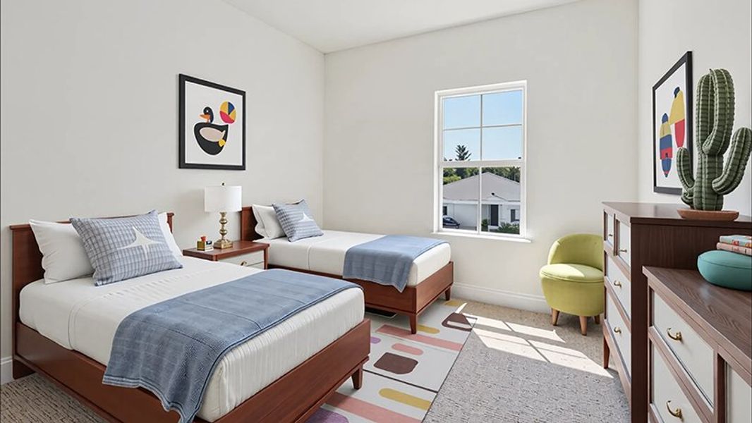 Representative furnished interior of a home built from the Hemingway by D.R. Horton in Sandal Key, Weeki Wachee (Image 14).