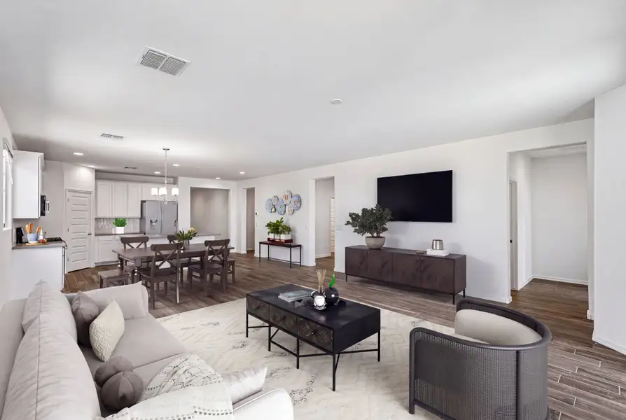 Furnished interior view inside a new home in Hawes Crossing, Mesa (Image 6).