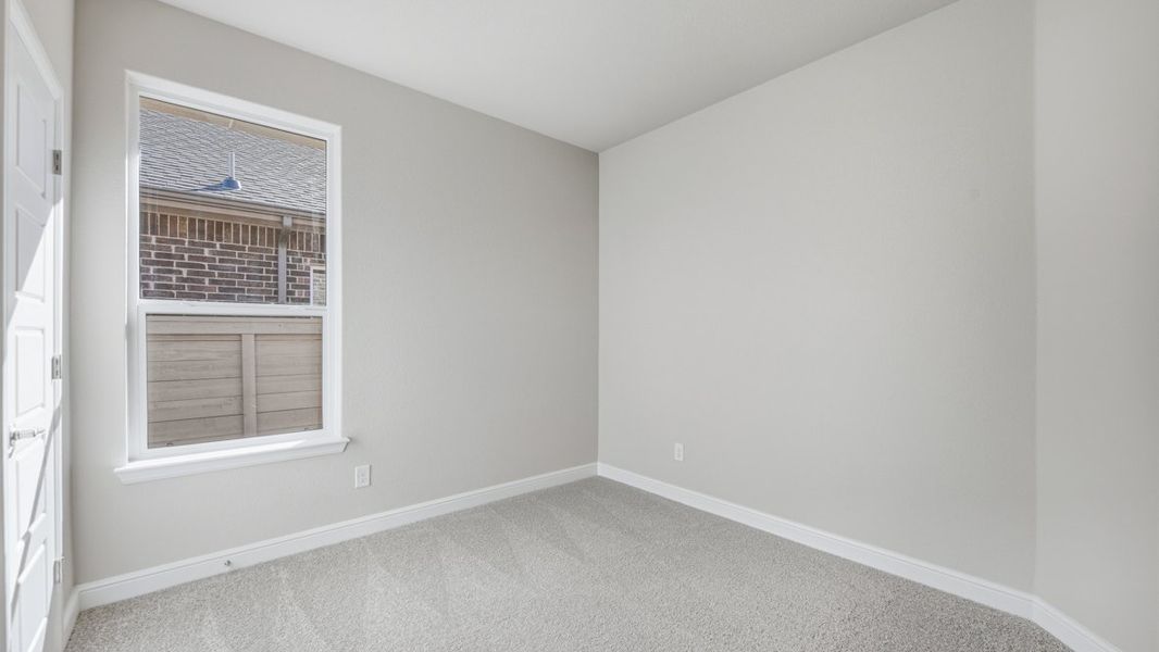 Representative unfurnished interior of a home built from the BASSWOOD by D.R. Horton in Treeline, Justin (Image 25).