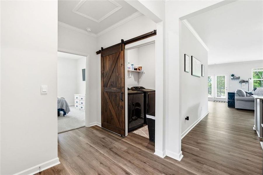Furnished interior view inside a new home in Lost Creek, Dallas (Image 13).