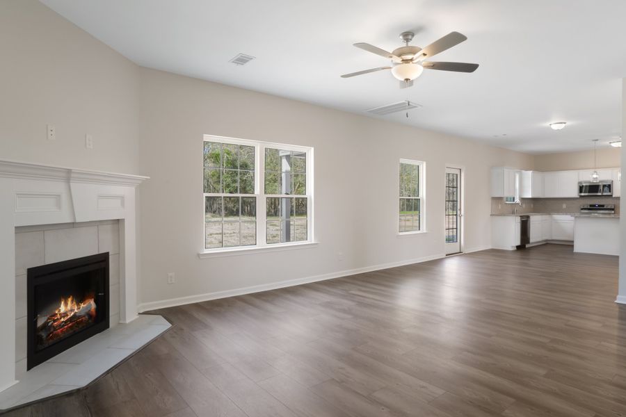 Representative unfurnished interior of a home built from the The Richland by RTS Homes in Tibet Road at Sassafras, Allenhurst (Image 22).