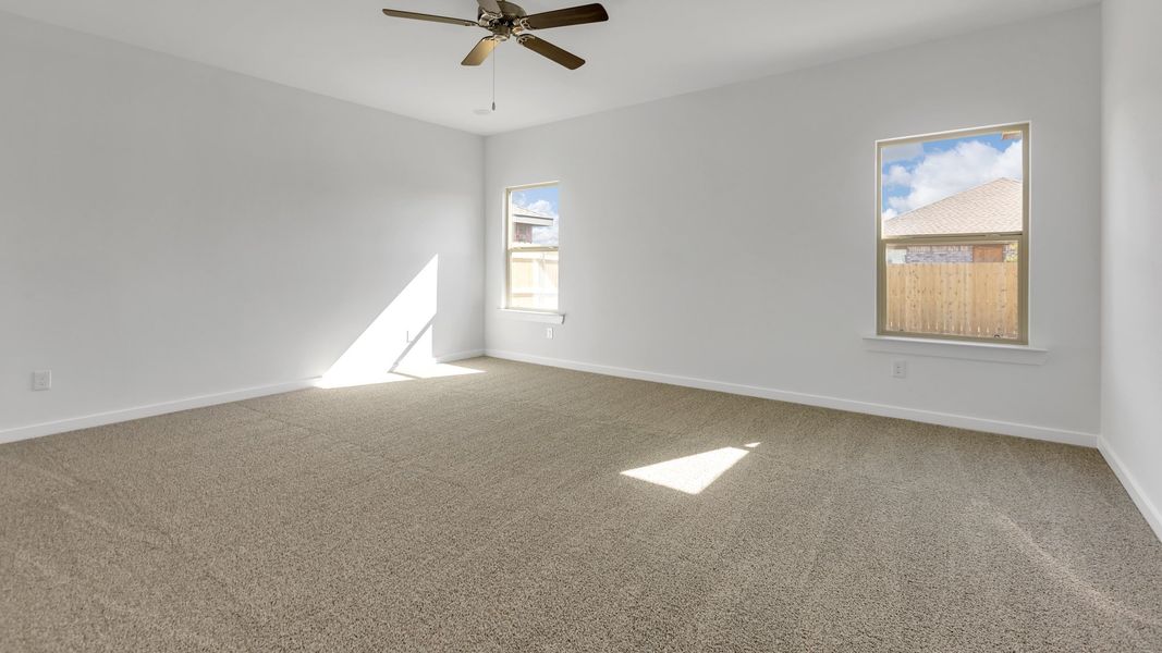 Spacious, unfurnished interior of a new home in Everest Heights, Lubbock (Image 16). Spacious, unfurnished interior of a new home in Everest Heights, Lubbock (Image 16).