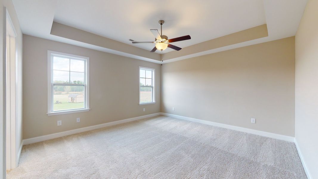 Representative unfurnished interior of a home built from the Ryder by Bill Clark Homes in Arbor Hills South II, Greenville (Image 16). Representative unfurnished interior of a home built from the Ryder by Bill Clark Homes in Arbor Hills South II, Greenville (Image 16).