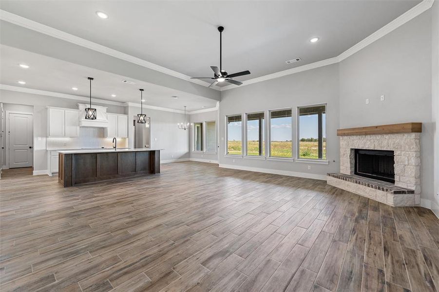 Spacious, unfurnished interior of a new home in Rocky Top, Krum (Image 18). Spacious, unfurnished interior of a new home in Rocky Top, Krum (Image 18).
