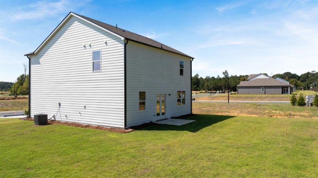 Exterior details and patio area of a home in Northberry, Rome (Image 25). Exterior details and patio area of a home in Northberry, Rome (Image 25).