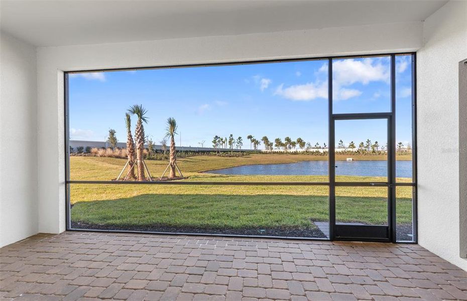 Exterior details and patio area of a home in Del Webb Catalina, Lakewood Ranch (Image 3).