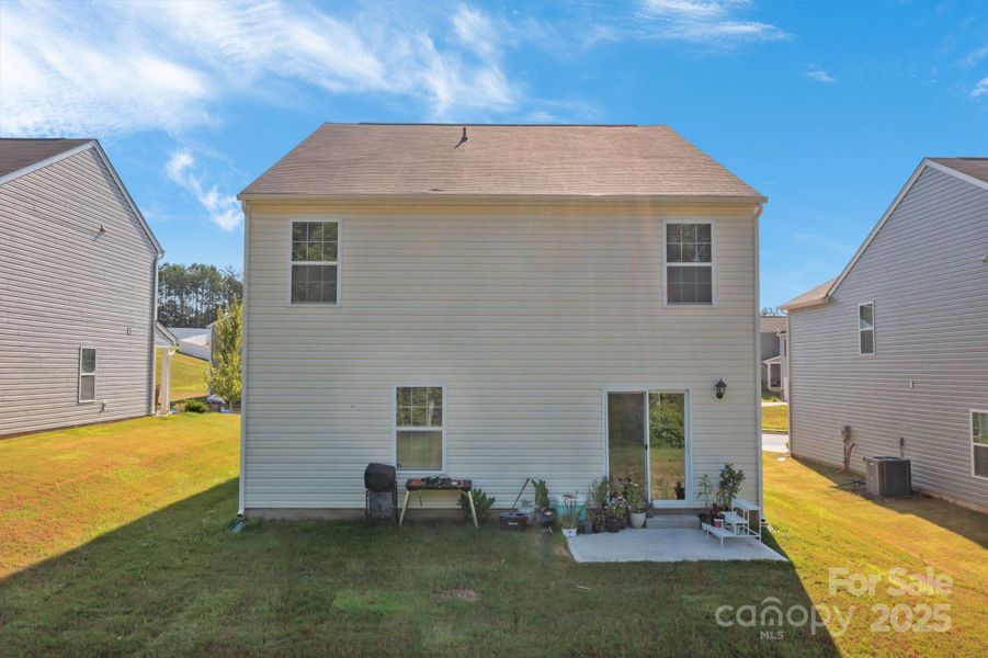 Front exterior of a new home in Mills at Long Creek, Dallas, NC, highlighting curb appeal (Image 21).