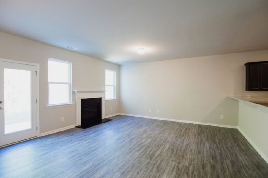 Representative unfurnished interior of a home built from the Crofton by Piedmont Residential in Hampton Ridge, Jefferson (Image 12).