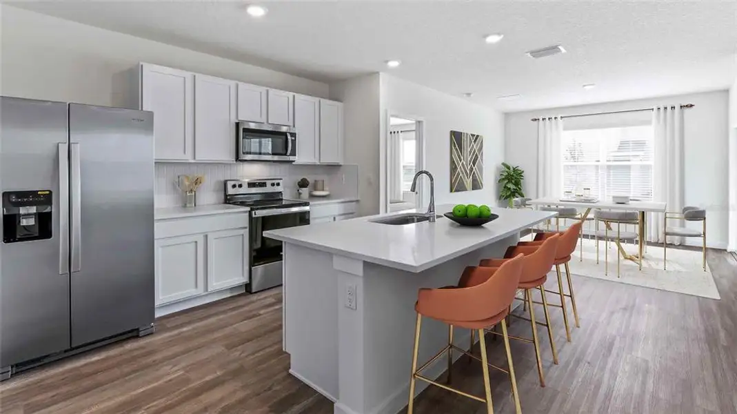 Furnished interior view inside a new home in , Dade City (Image 3).