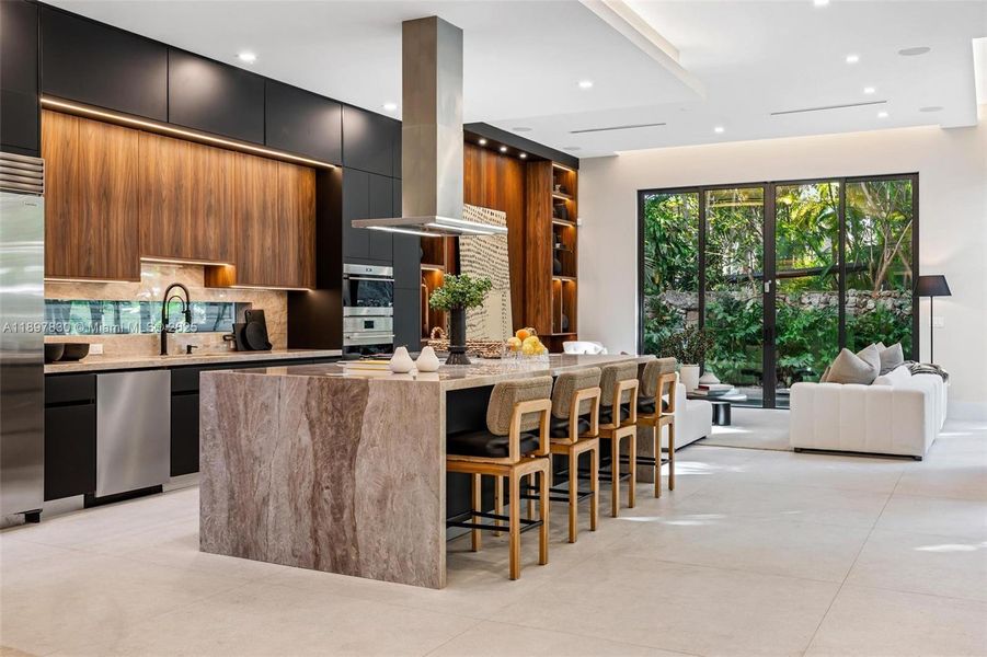 Furnished interior view inside a new home in , Miami (Image 6). Furnished interior view inside a new home in , Miami (Image 6).