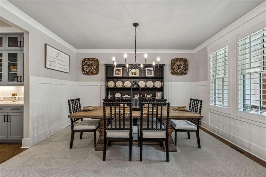 Furnished interior view inside a new home in , Gainesville (Image 61).