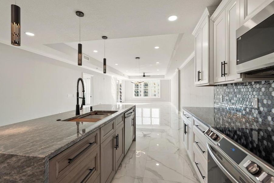 Furnished interior view inside a new home in , Clearwater (Image 9). Furnished interior view inside a new home in , Clearwater (Image 9).