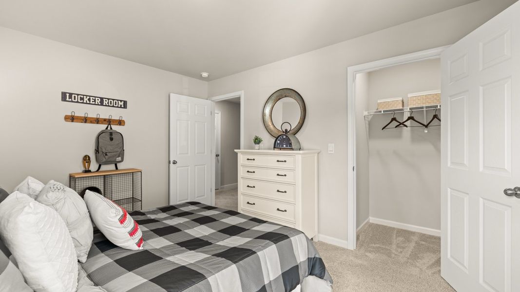 Representative furnished interior of a home built from the Elle by D.R. Horton in The Preserve at Agricultural Village, Perry (Image 31).