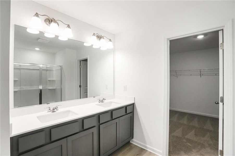 Furnished interior view inside a new home in The Pointe at Heron Bay, Locust Grove (Image 9).