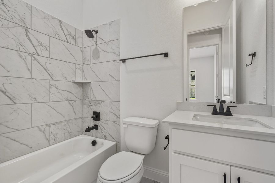 Furnished interior view inside a new home in Wildflower Ranch, Fort Worth (Image 11).