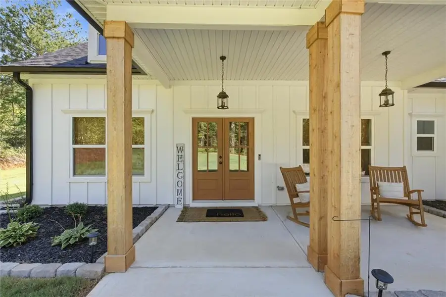 Exterior details and patio area of a home in , Rockmart (Image 27). Exterior details and patio area of a home in , Rockmart (Image 27).