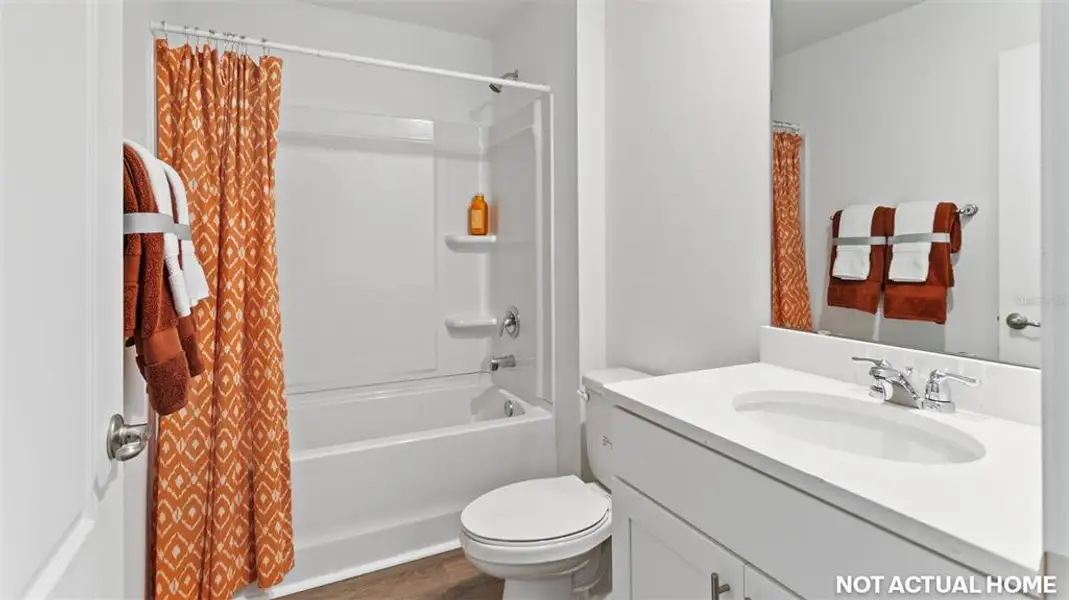 Furnished interior view inside a new home in Sawmill Branch, Palm Coast (Image 27).