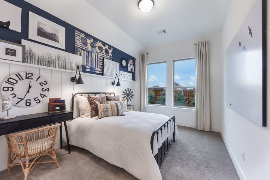 Furnished interior view inside a new home in Westside Preserve, Midlothian (Image 18).