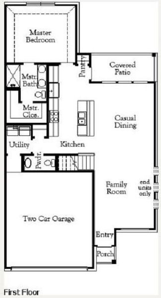 1st floor diagram