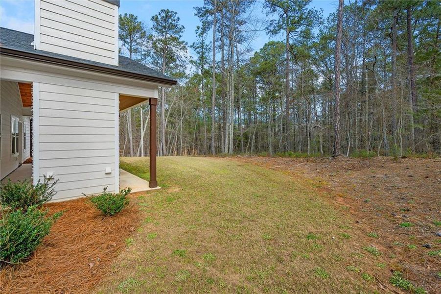 Exterior details and patio area of a home in , Villa Rica (Image 33).