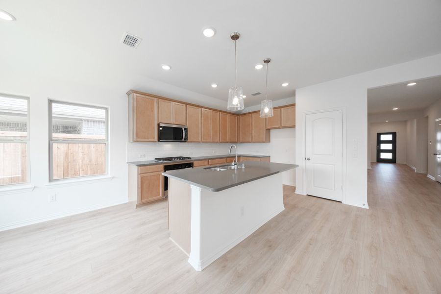 Furnished interior view inside a new home in Whitewing Trails, Princeton (Image 6).
