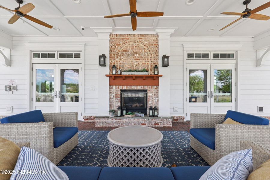 Furnished interior view inside a new home in , St. Augustine (Image 48).