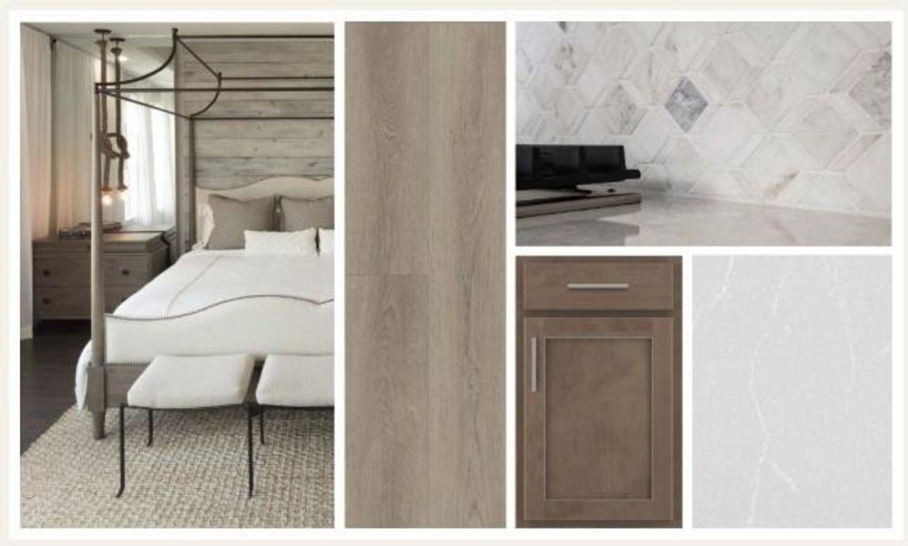 Sample of building materials used in homes in Spring Creek Trails, Magnolia (Image 12).