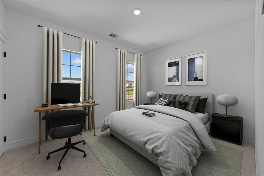 Furnished interior view inside a new home in Heath Golf & Yacht Estates, Heath (Image 7).