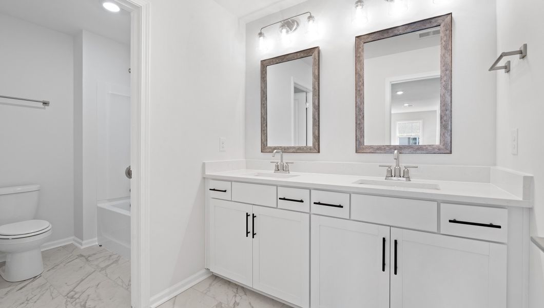 Furnished interior view inside a new home in Whitehawk Meadows, Travelers Rest (Image 16).