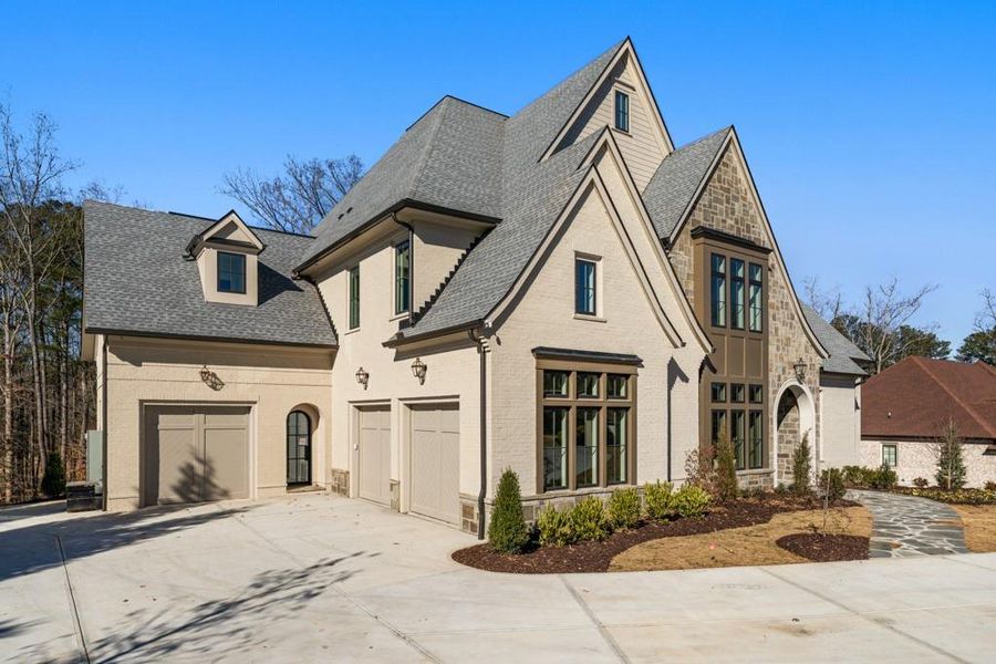 Front exterior of a new home in , Milton, GA, highlighting curb appeal (Image 35).