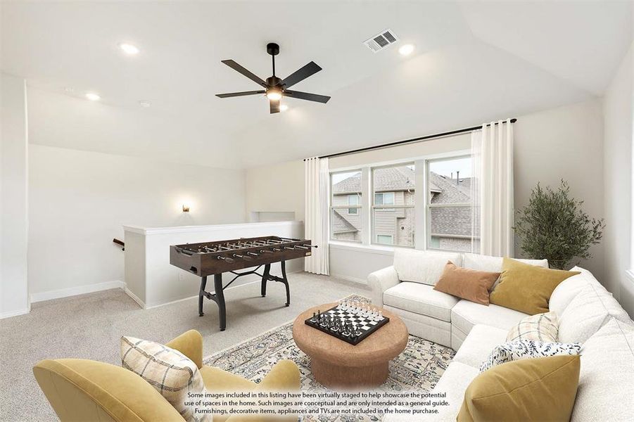 Furnished interior view inside a new home in Waverly Estates, Nevada (Image 17).