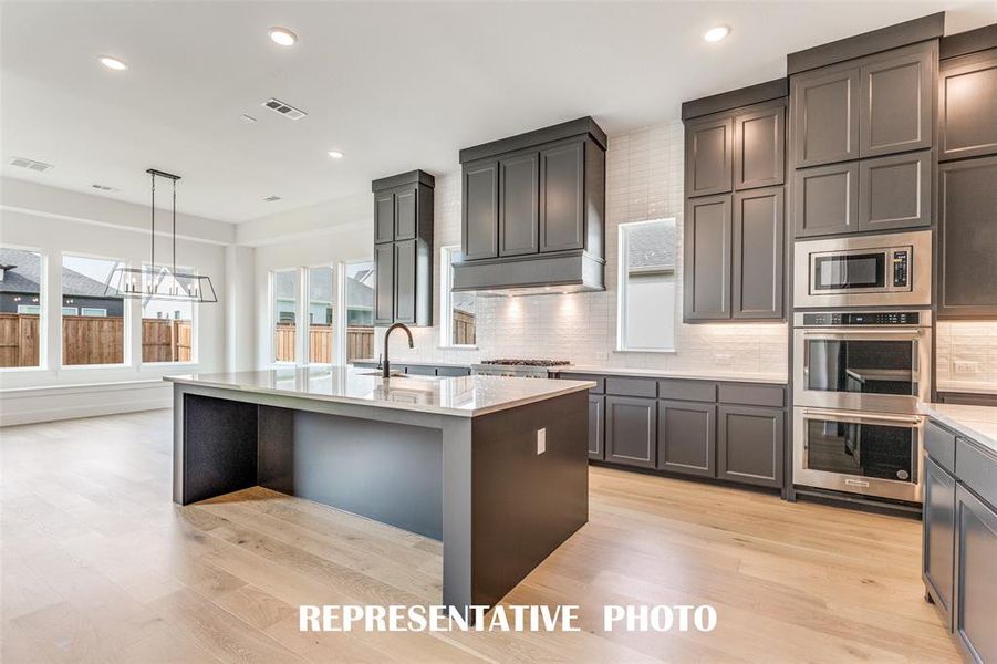 Your dream kitchen awaits in our Montgomery II plan!  REPRESENTATIVE PHOTO