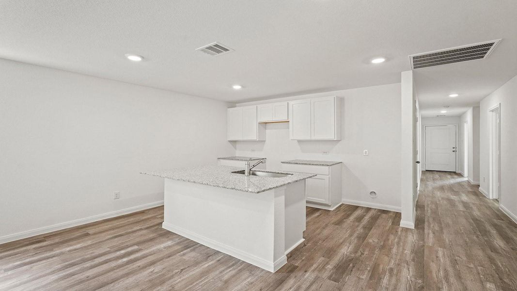 Furnished interior view inside a new home in McCrorey Trails, Conroe (Image 4).