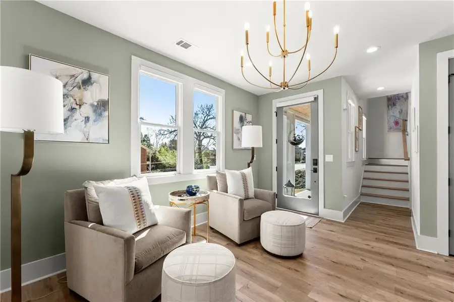 Furnished interior view inside a new home in , Gainesville (Image 32).