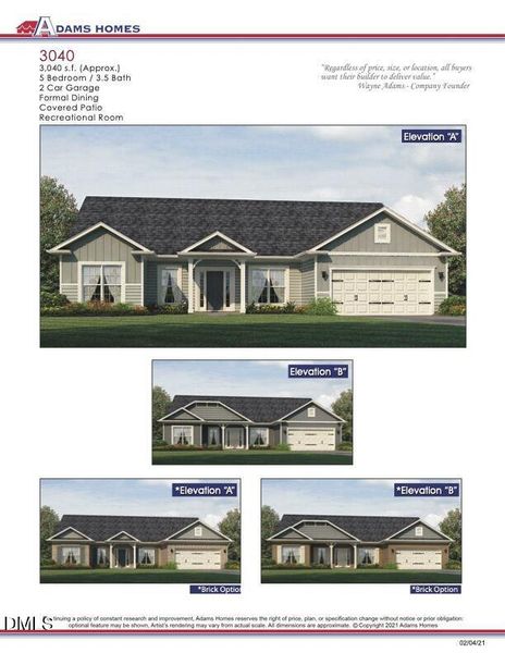 3040 Floor Plan