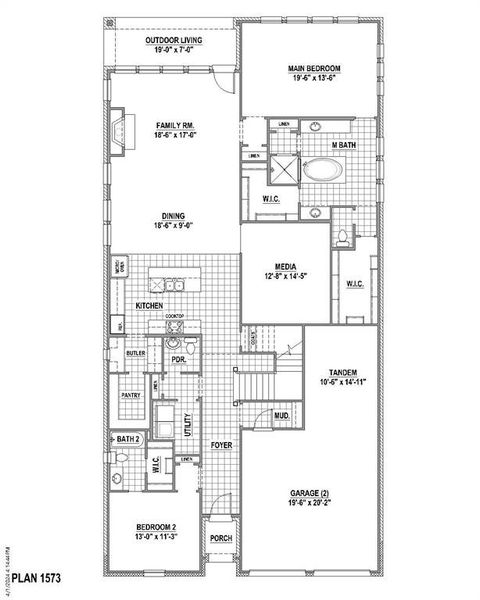 1st Level Floor plan