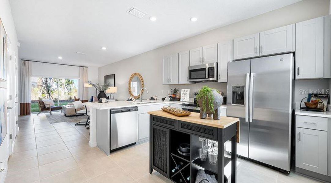 Furnished interior view inside a new home in , Sarasota (Image 9).