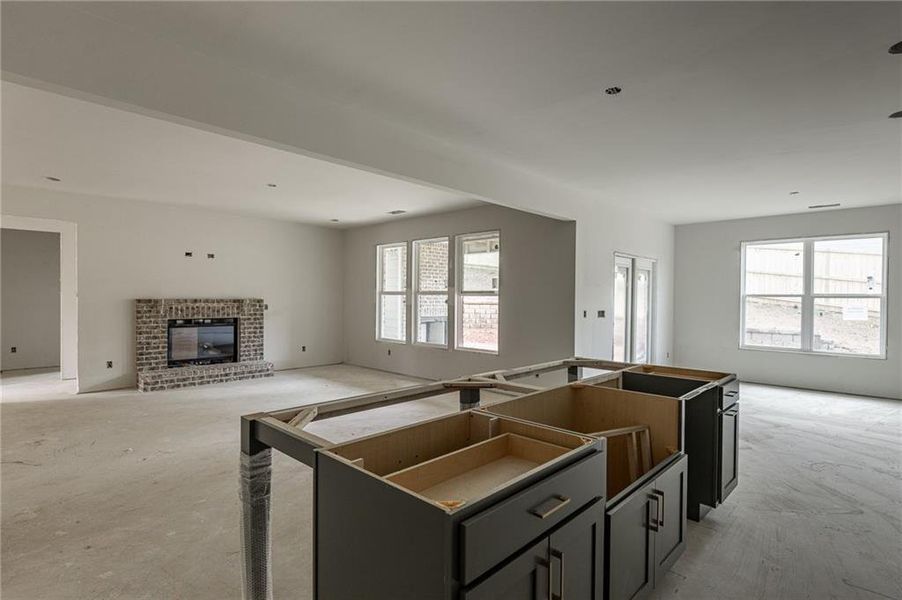 In-progress construction of a new home in , Buford, GA (Image 33).