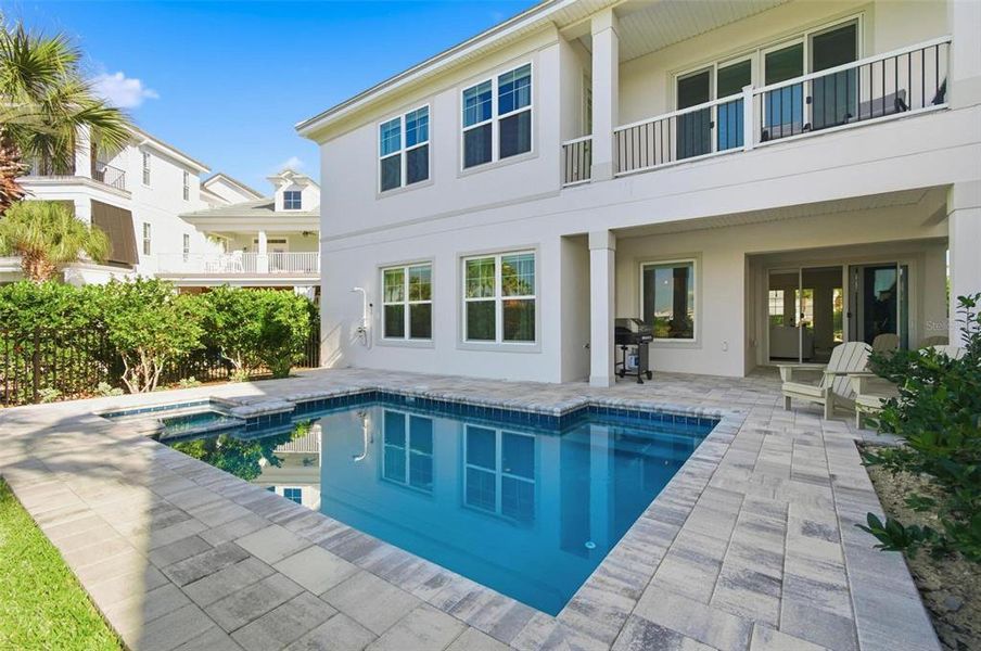 Exterior details and patio area of a home in , Palm Coast (Image 3). Exterior details and patio area of a home in , Palm Coast (Image 3).