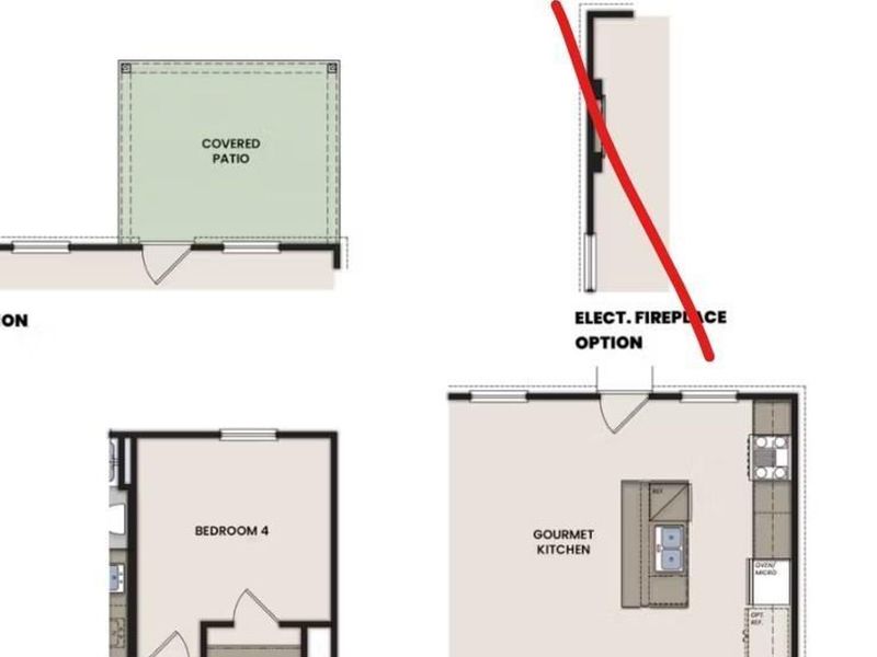 2D floor plan layout of this home in Bailey Park, Fayetteville, TN (Image 3).