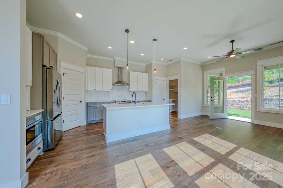 Furnished interior view inside a new home in , Asheville (Image 8).