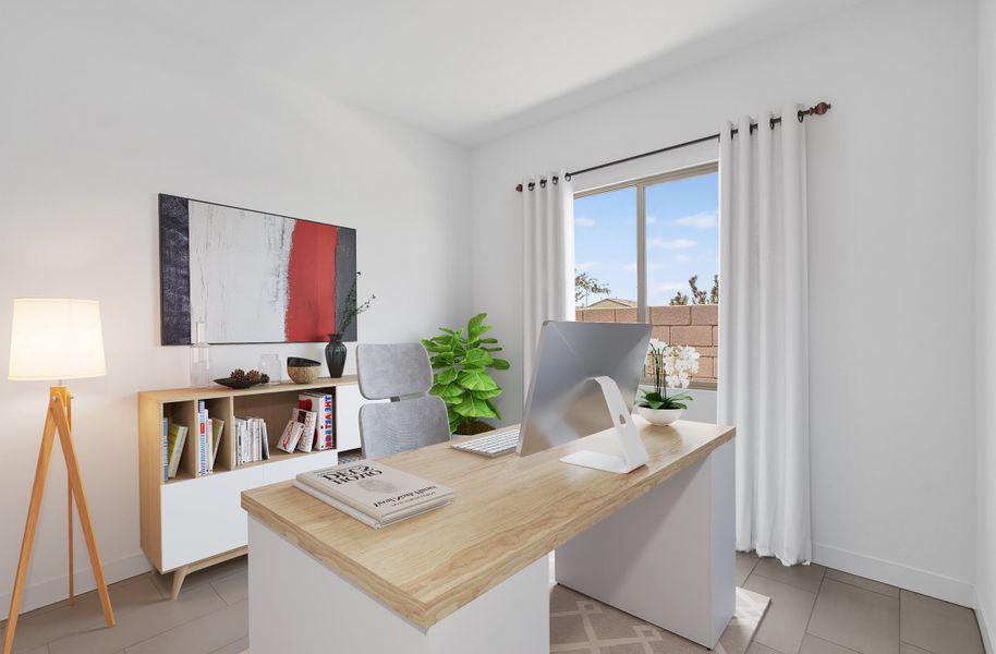Furnished interior view inside a new home in Stonehaven, Glendale (Image 11).