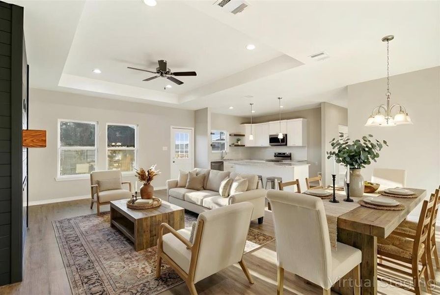 Furnished interior view inside a new home in , Granbury (Image 6).