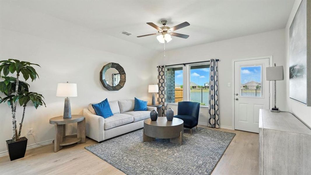 Furnished interior view inside a new home in Winchester Crossing, Princeton (Image 24).