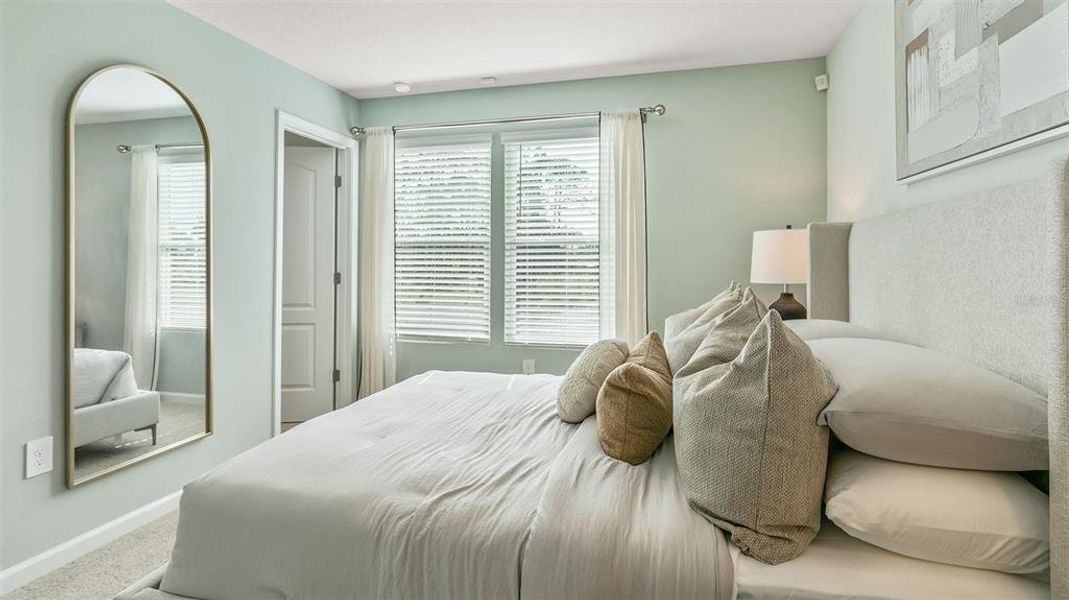 Furnished interior view inside a new home in Stokes Landing, St. Augustine (Image 11).