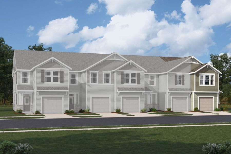 Amira End Craftsman Elevation rendering